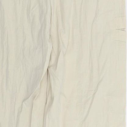 Womens UK Size 34 in Cambio Regular Fit  Beige Trousers