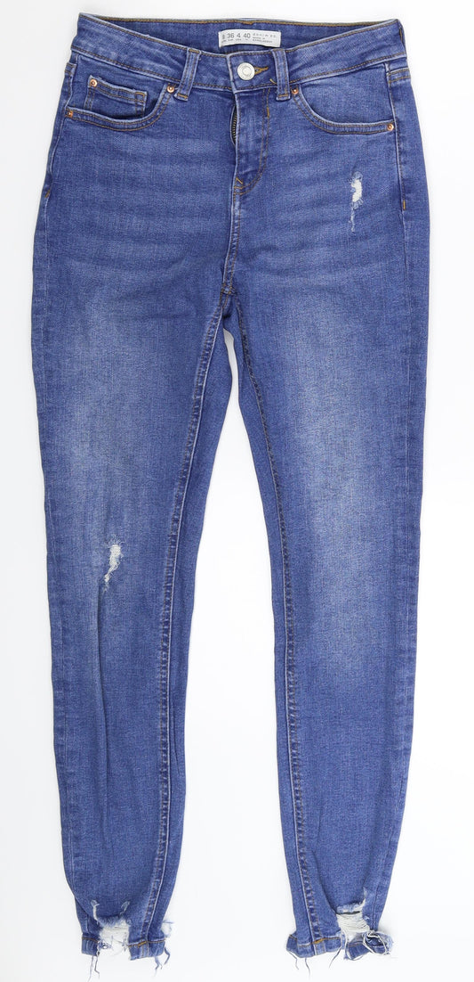 Denim Co Womens Blue  Denim Skinny Jeans Size 8 L27 in