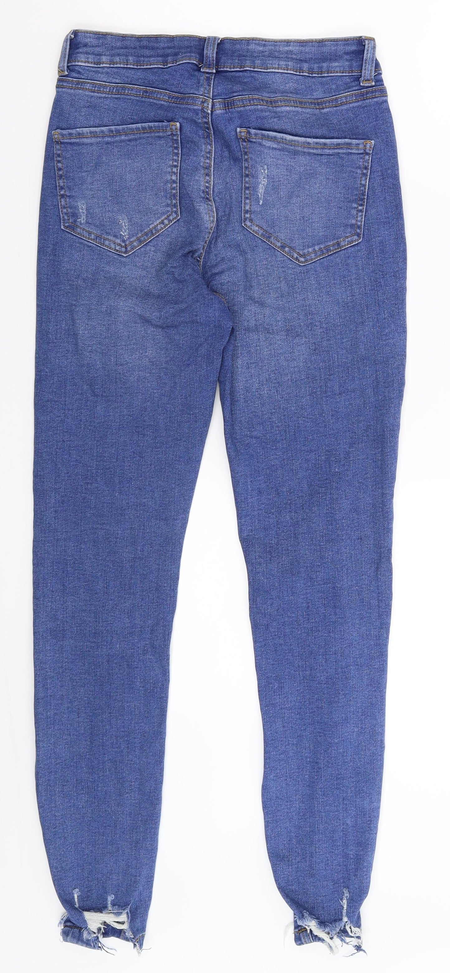 Denim Co Womens Blue  Denim Skinny Jeans Size 8 L27 in