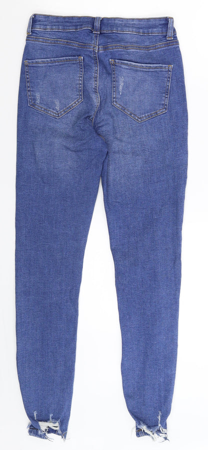 Denim Co Womens Blue  Denim Skinny Jeans Size 8 L27 in