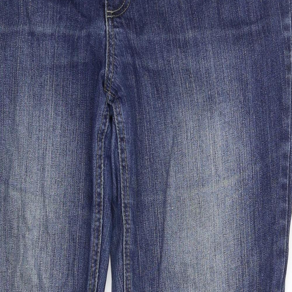 mamas & papas Womens Blue  Denim Bootcut Jeans Size 12 L30 in