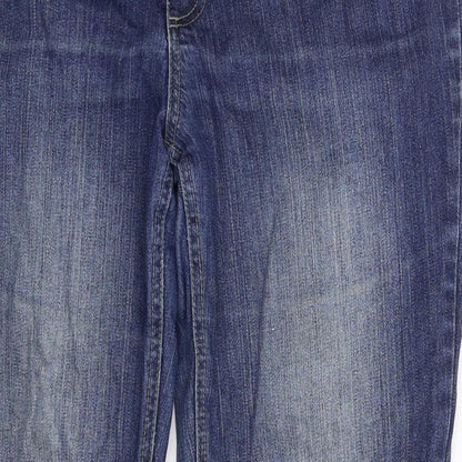 mamas & papas Womens Blue  Denim Bootcut Jeans Size 12 L30 in