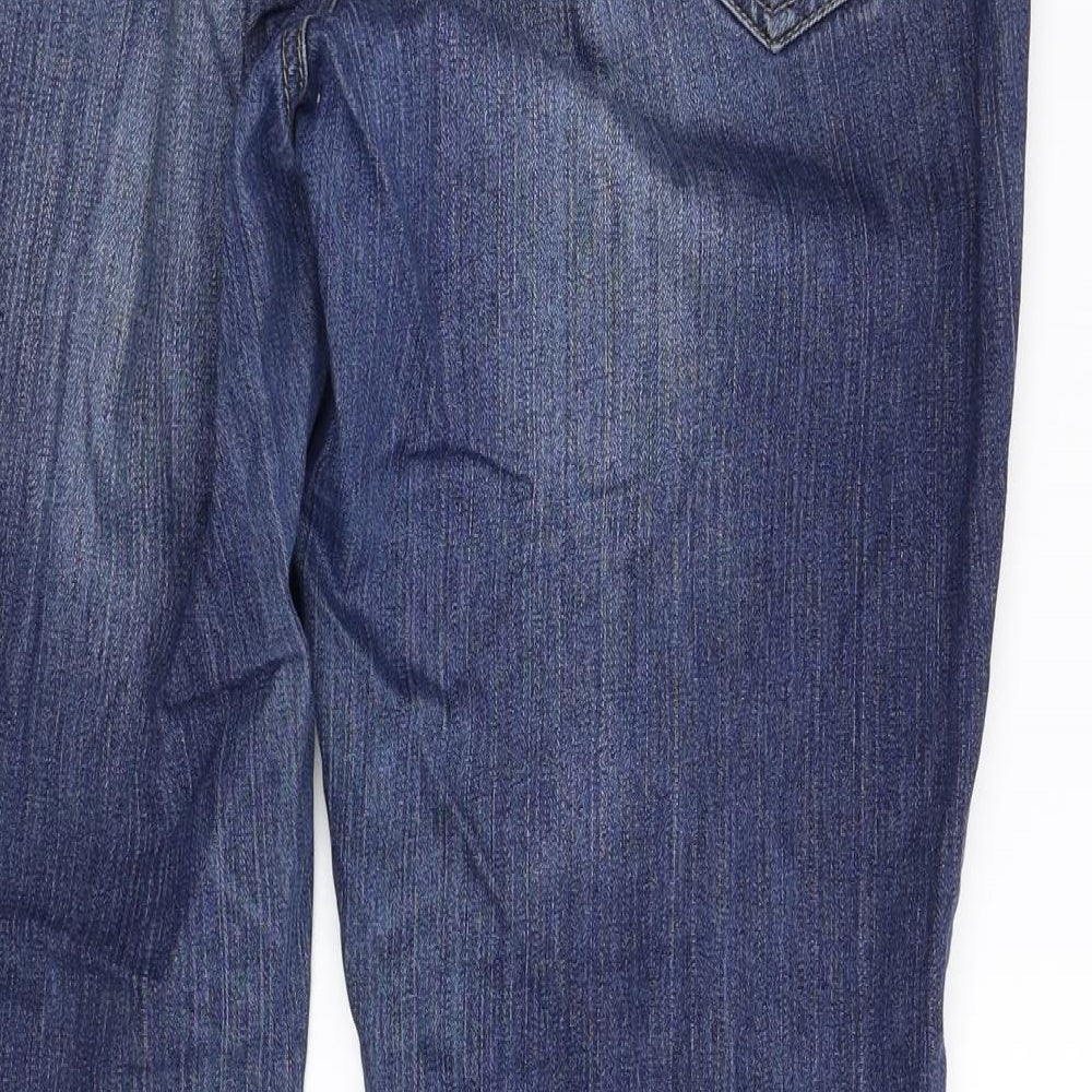 mamas & papas Womens Blue  Denim Bootcut Jeans Size 12 L30 in