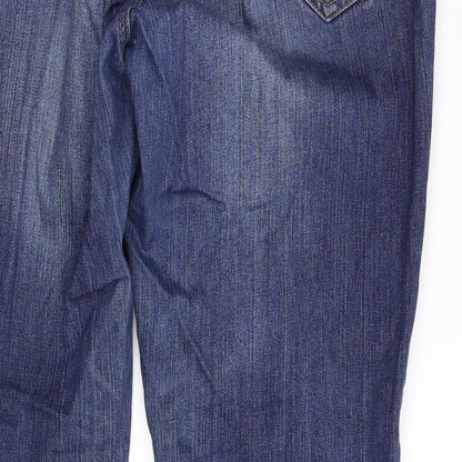 mamas & papas Womens Blue  Denim Bootcut Jeans Size 12 L30 in