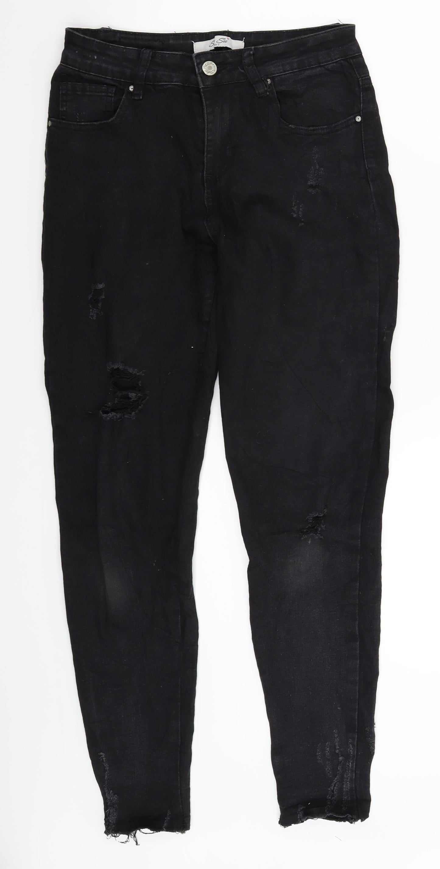 See See Womens Black  Denim Skinny Jeans Size 10 L28 in