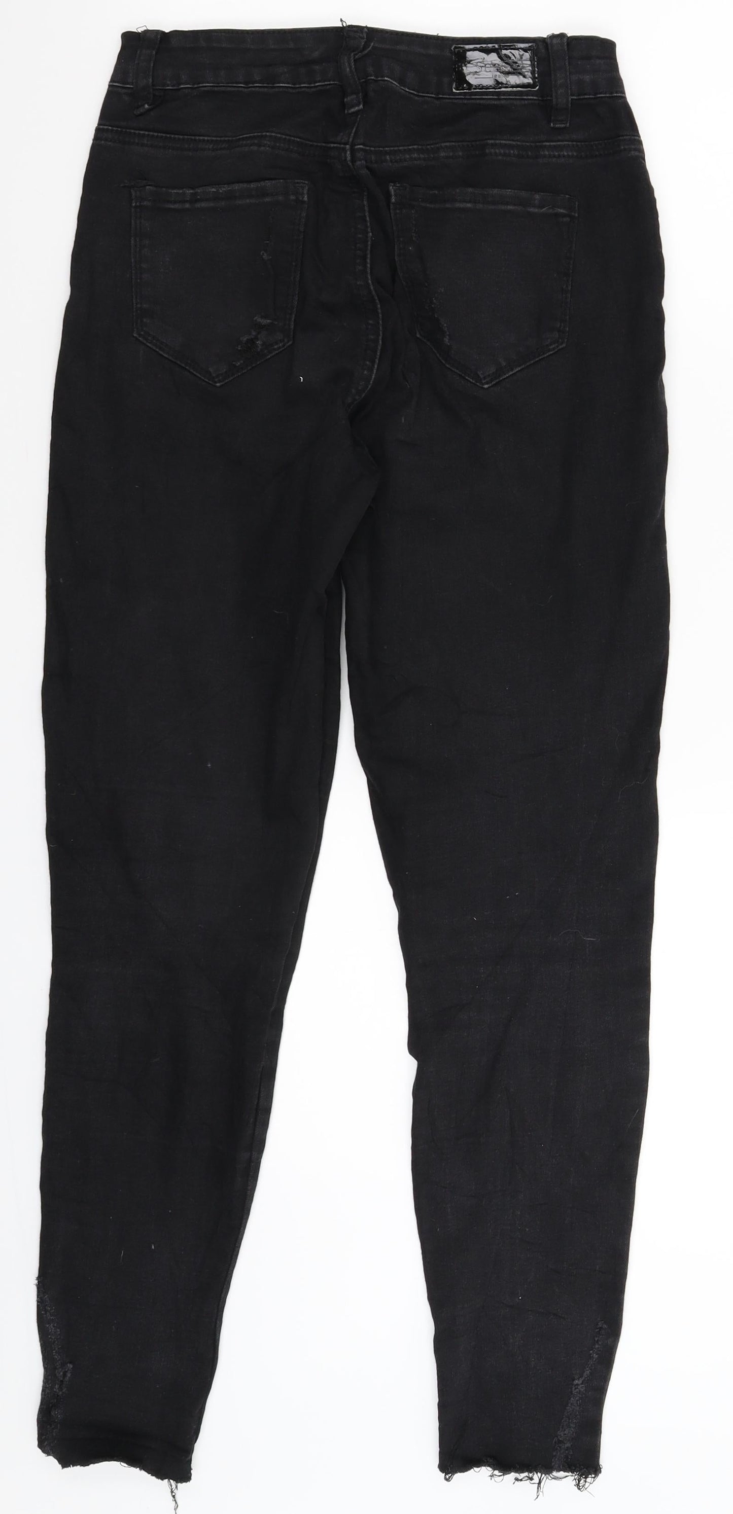 See See Womens Black  Denim Skinny Jeans Size 10 L28 in