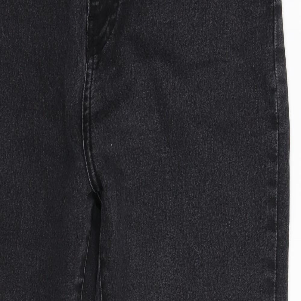 Boohoo Womens Black  Denim Skinny Jeans Size 10 L26 in