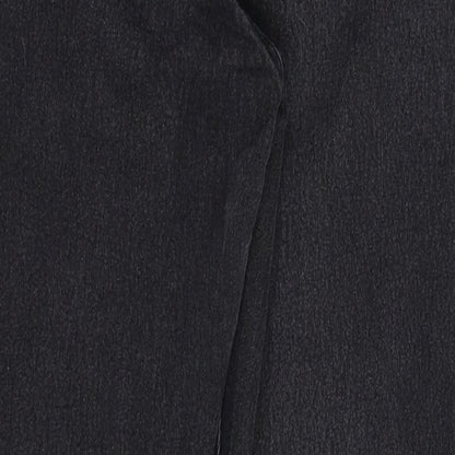 Boohoo Womens Black  Denim Skinny Jeans Size 10 L26 in
