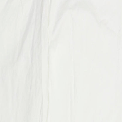 Bonmarché Womens White  Denim Cropped Jeans Size 14 L21 in