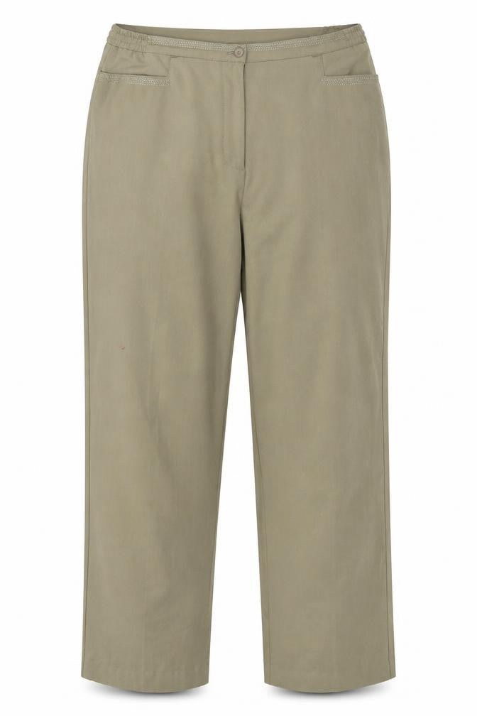 Womens UK Size 16 Oscar B Regular Fit  Beige Trousers