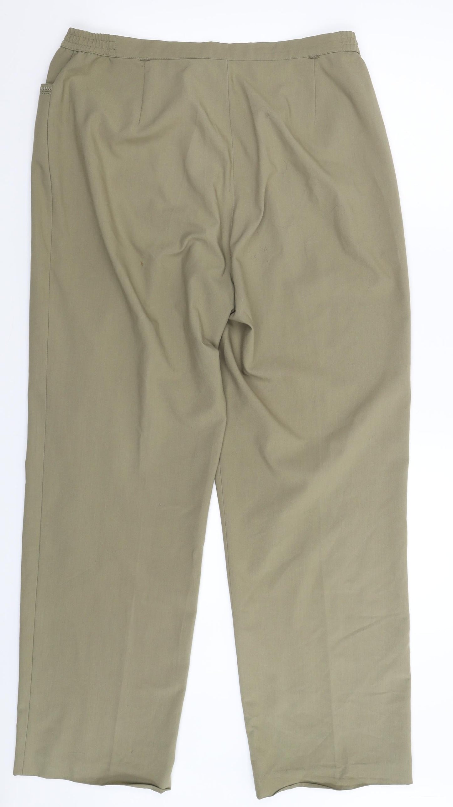 Womens UK Size 16 Oscar B Regular Fit  Beige Trousers