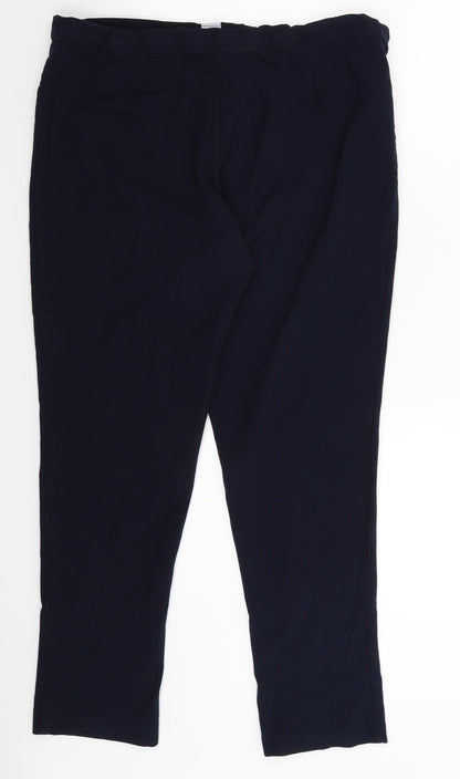 Preworn Womens Blue   Trousers  Size 16 L28 in