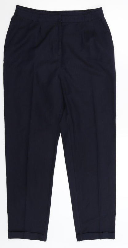 Womens UK Size 10 Oasis Slim Fit  Blue Trousers
