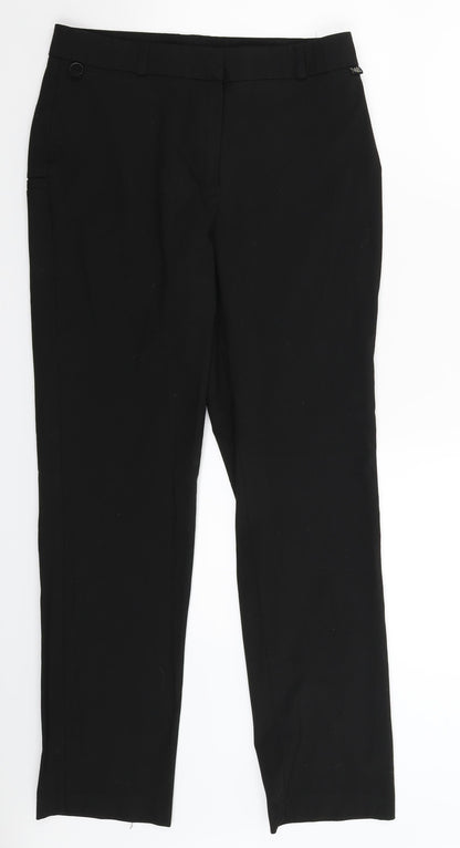 Womens UK Size 6 Incorporatewear Extra-Slim Fit  Black Trousers