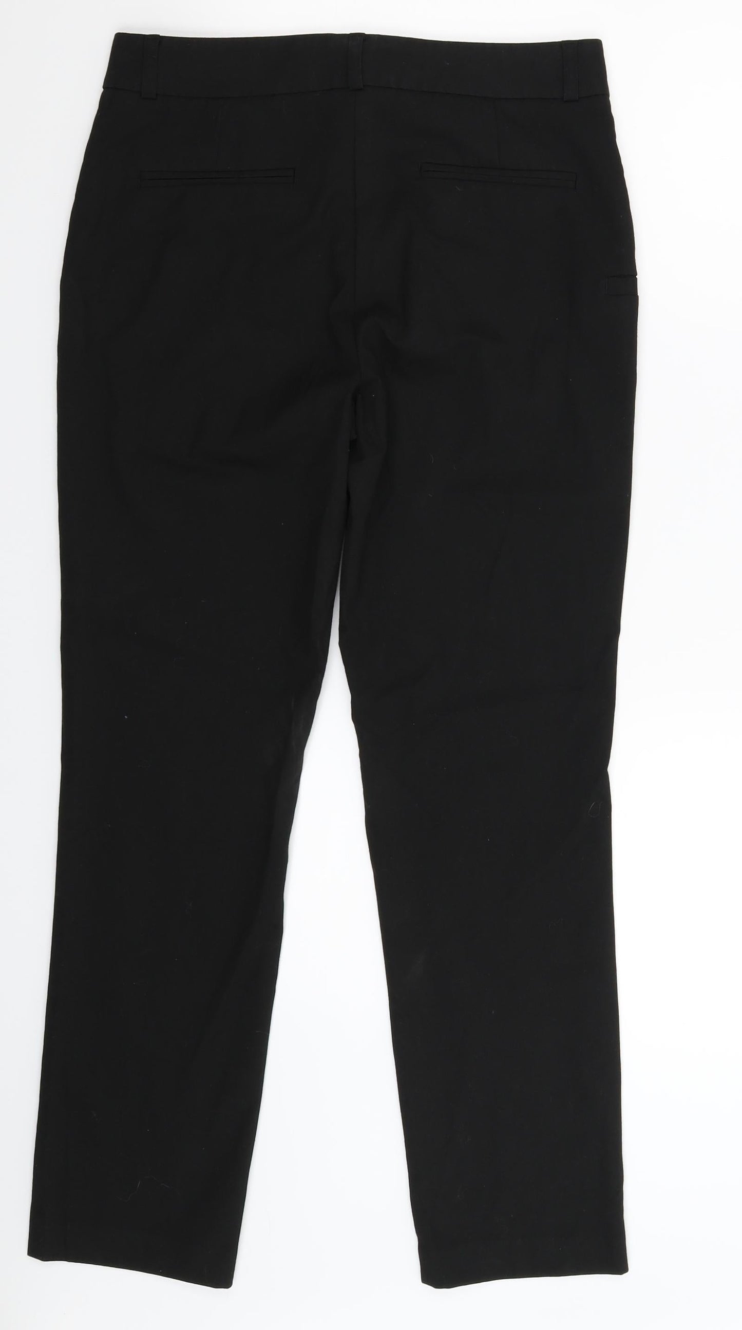 Womens UK Size 8 Marks and Spencer Extra-Slim Fit  Black Trousers