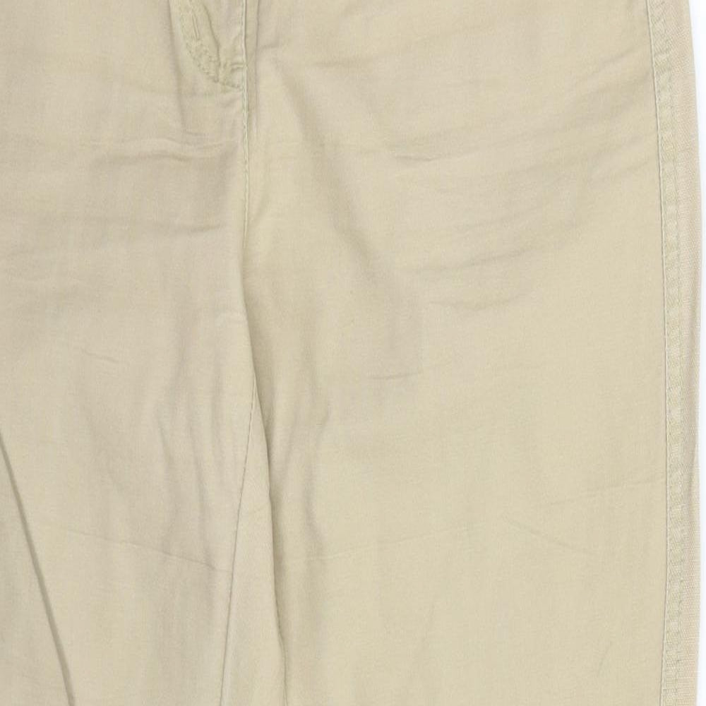 Lefros Womens Beige   Trousers  Size 28 in L28 in