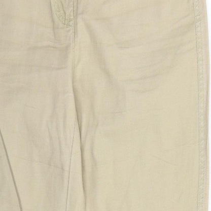 Lefros Womens Beige   Trousers  Size 28 in L28 in