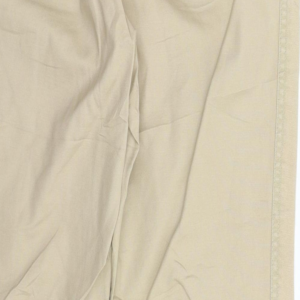 Lefros Womens Beige   Trousers  Size 28 in L28 in