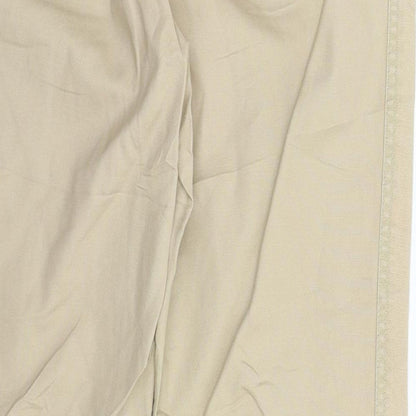 Lefros Womens Beige   Trousers  Size 28 in L28 in