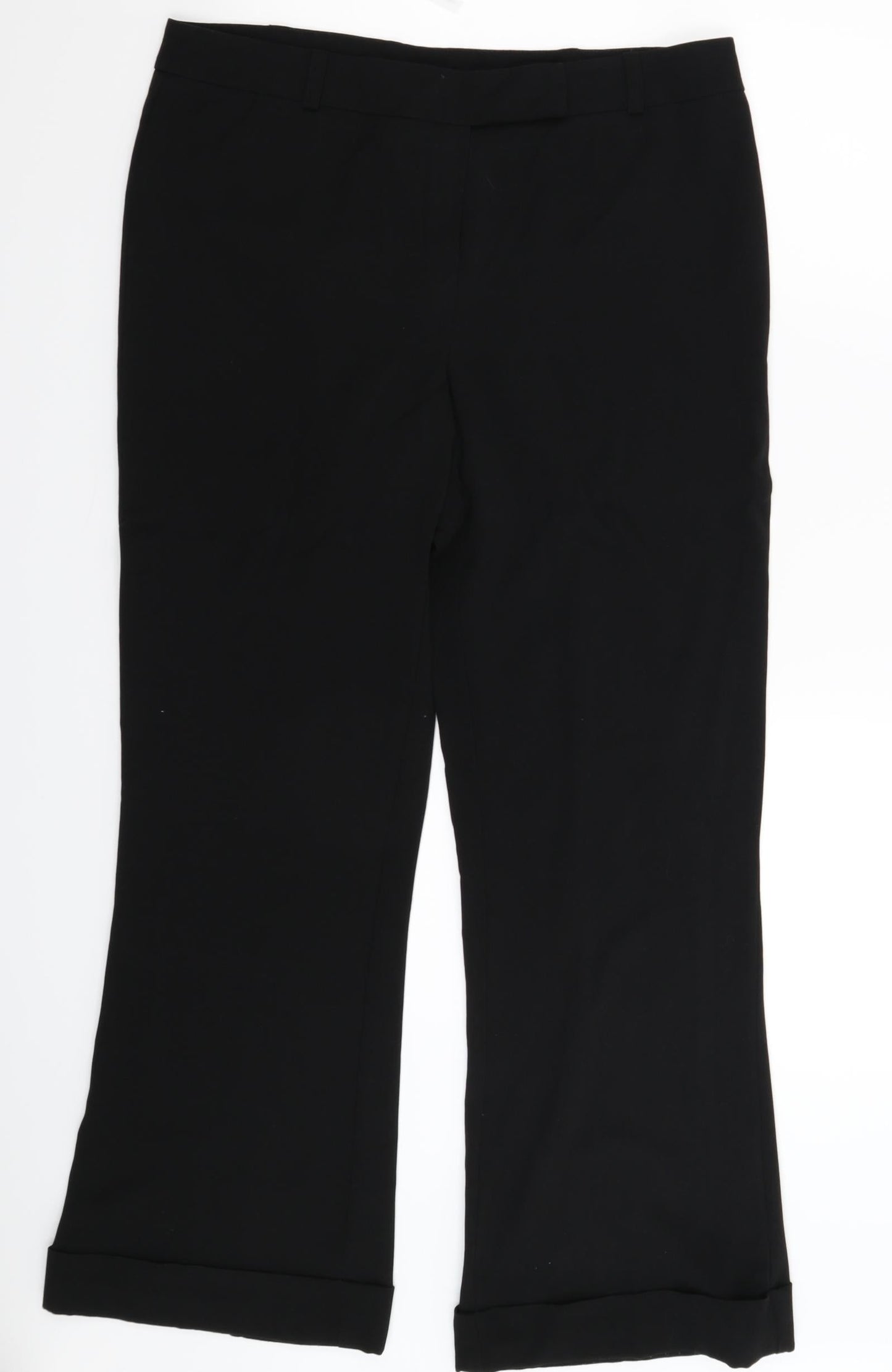New Look Womens Black   Trousers  Size 14 L30 in