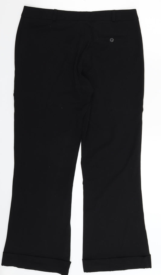 New Look Womens Black   Trousers  Size 14 L30 in