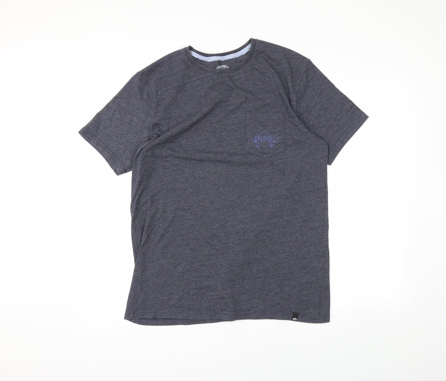 aanimal Mens Blue    T-Shirt Size M