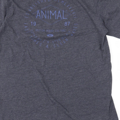 aanimal Mens Blue    T-Shirt Size M