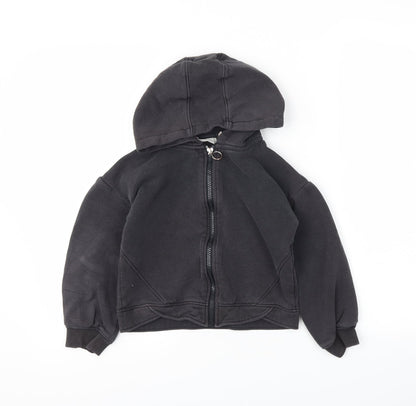 I love girls wear Girls Grey   Full Zip Hoodie Size 8 Years