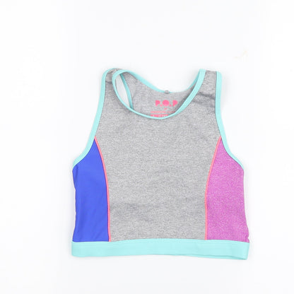 Monsoon Children Girls Grey   Cropped Tank Size 9-10 Years
