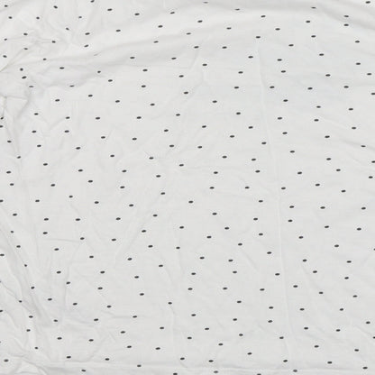 Primark Girls White Polka Dot  Basic T-Shirt Size 10-11 Years  - Selfie Queen