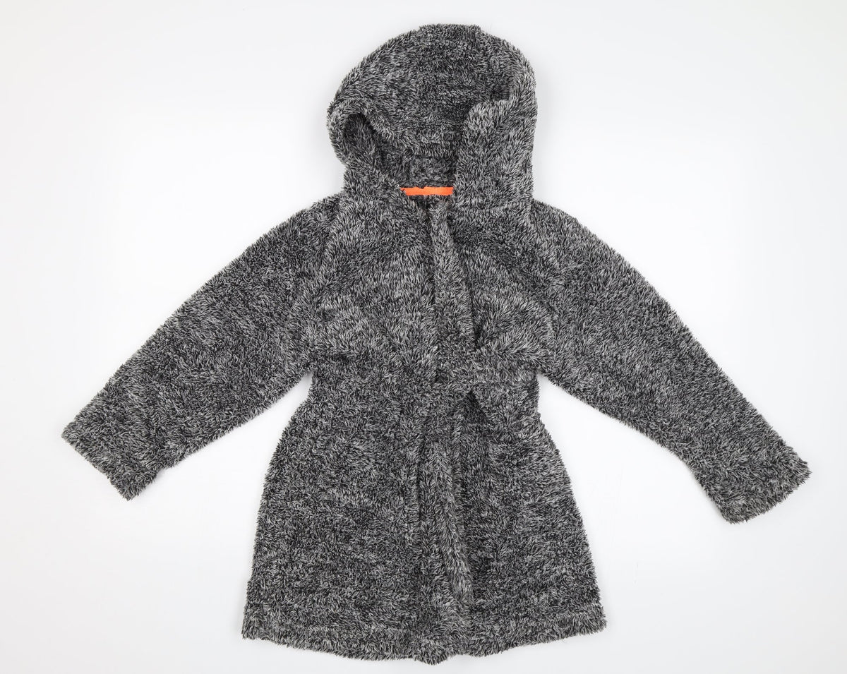 Matalan Boys Grey Solid   Robe Size 9 Years