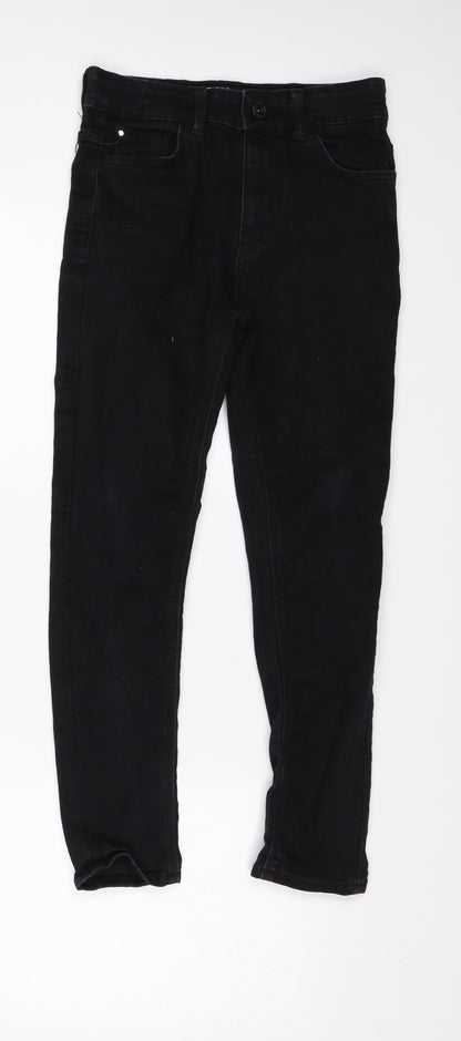 Matalan Girls Black  Denim Skinny Jeans Size 10 Years