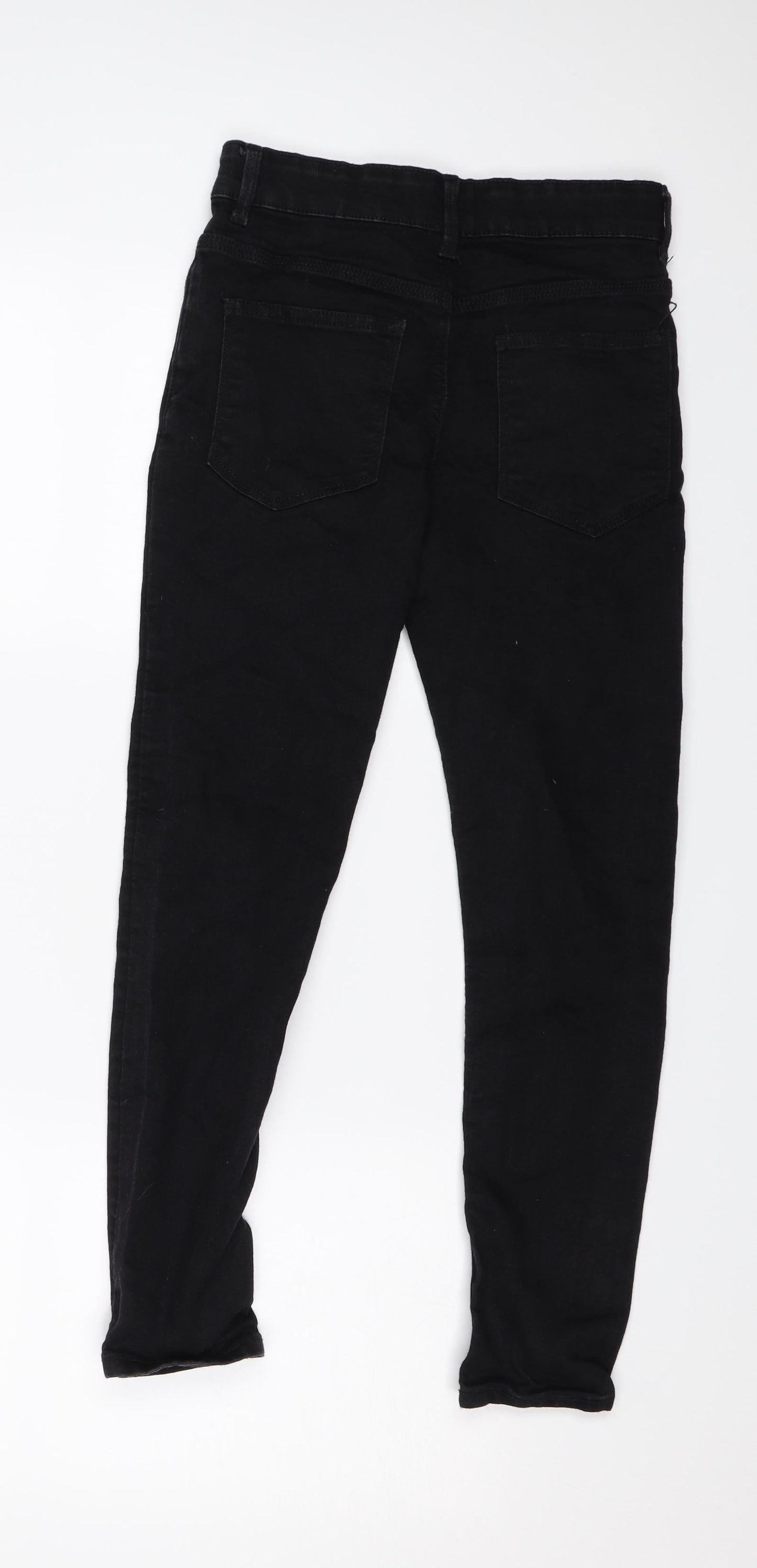 Matalan Girls Black  Denim Skinny Jeans Size 10 Years
