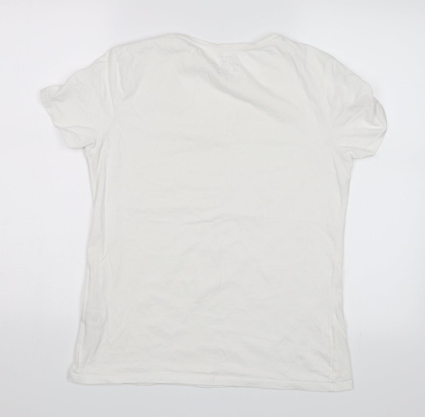 Primark Womens White   Basic T-Shirt Size L