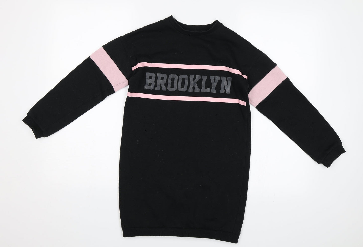 Primark Girls Black   Pullover Jumper Size 10-11 Years  - Brooklyn