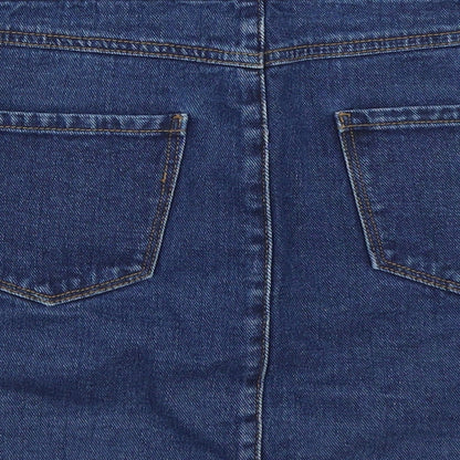 New Look Womens Blue  Denim Mini Skirt Size 10