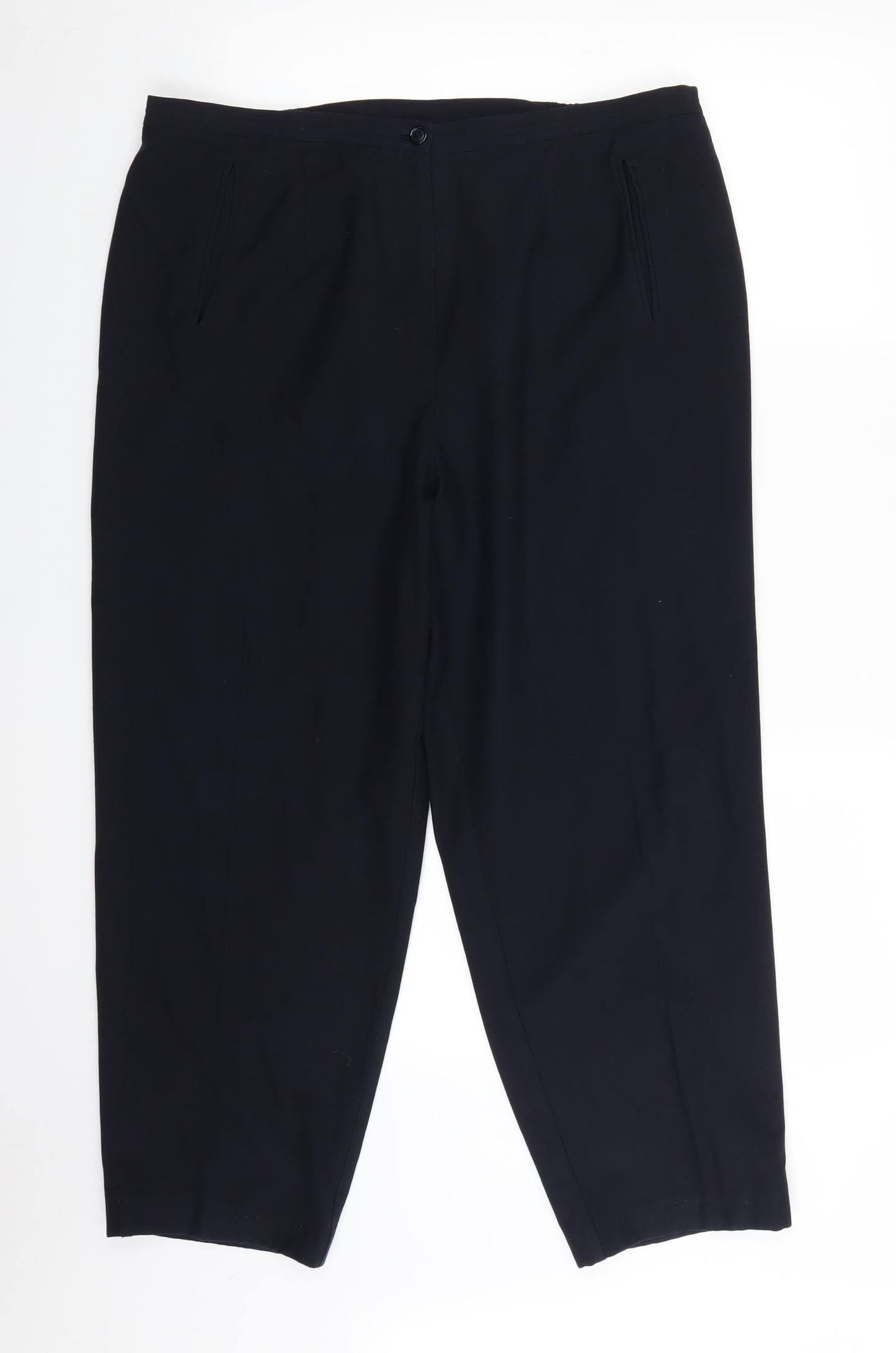 Debenhams Womens Blue   Trousers  Size 18 L26 in