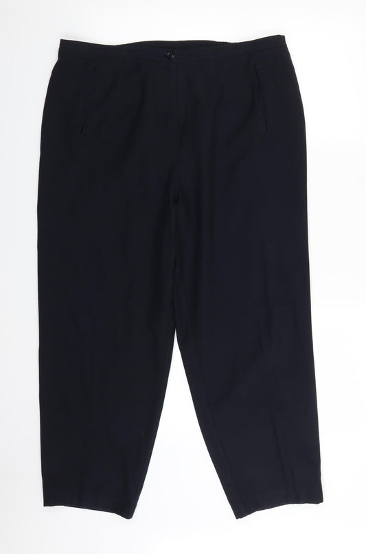 Debenhams Womens Blue   Trousers  Size 18 L26 in