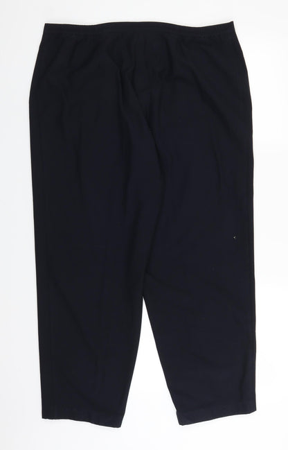 Debenhams Womens Blue   Trousers  Size 18 L26 in