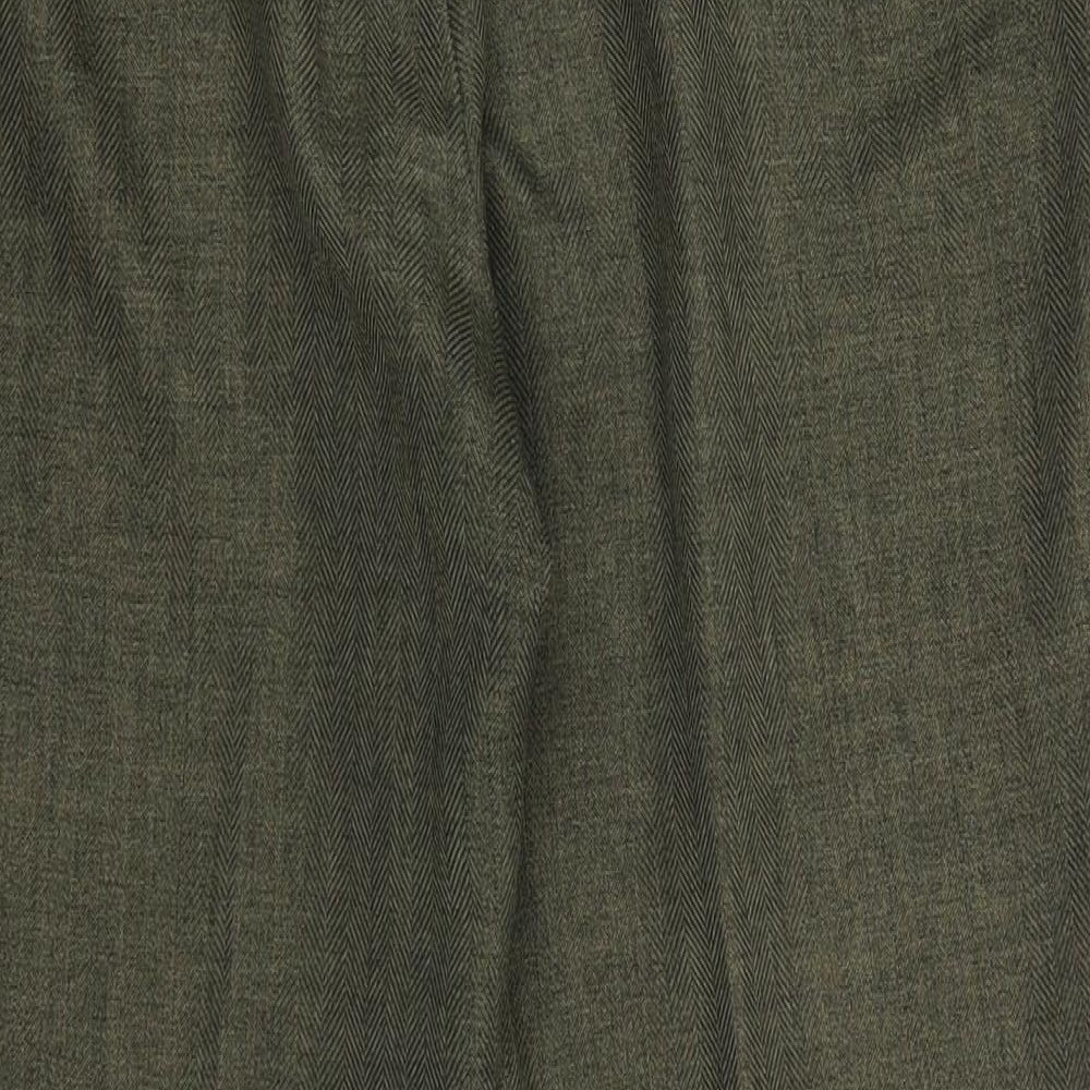 Womens UK Size 16 Marks and Spencer Regular Fit  Green Trousers