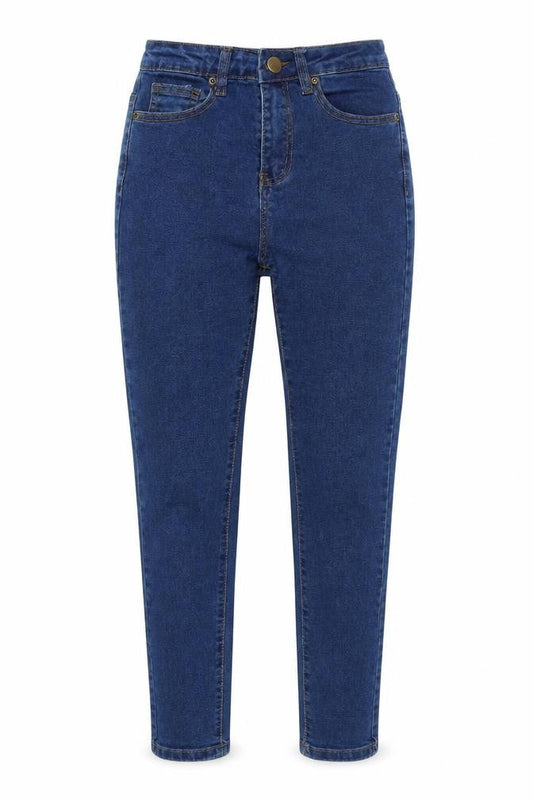 Womens UK Size 6 PRETTYLITTLETHING Regular Fit Straight Blue Jeans