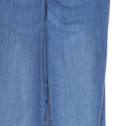 &Denim Womens Blue  Denim Skinny Jeans Size 32 in L28 in