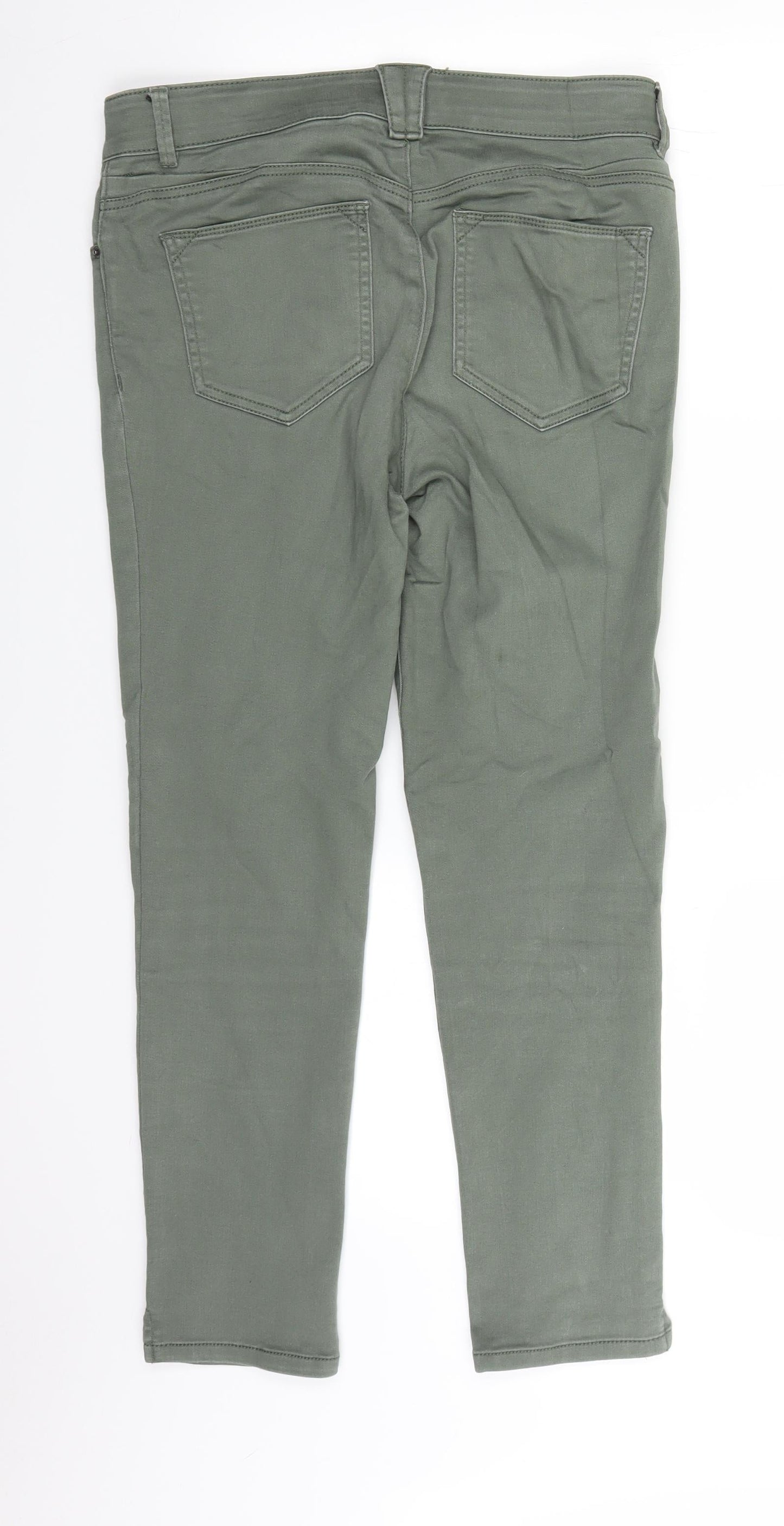 Bass Womens Green   Straight Jeans Size 8 L25 in