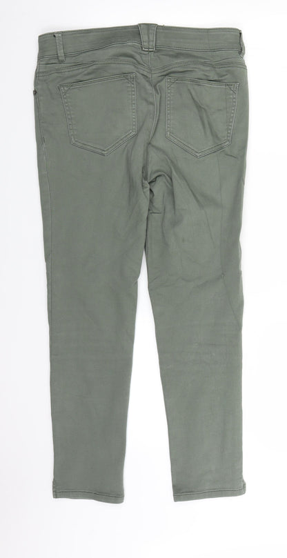 Bass Womens Green   Straight Jeans Size 8 L25 in
