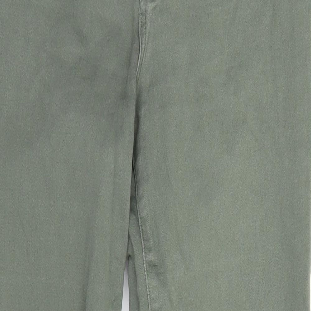 Bass Womens Green   Straight Jeans Size 8 L25 in