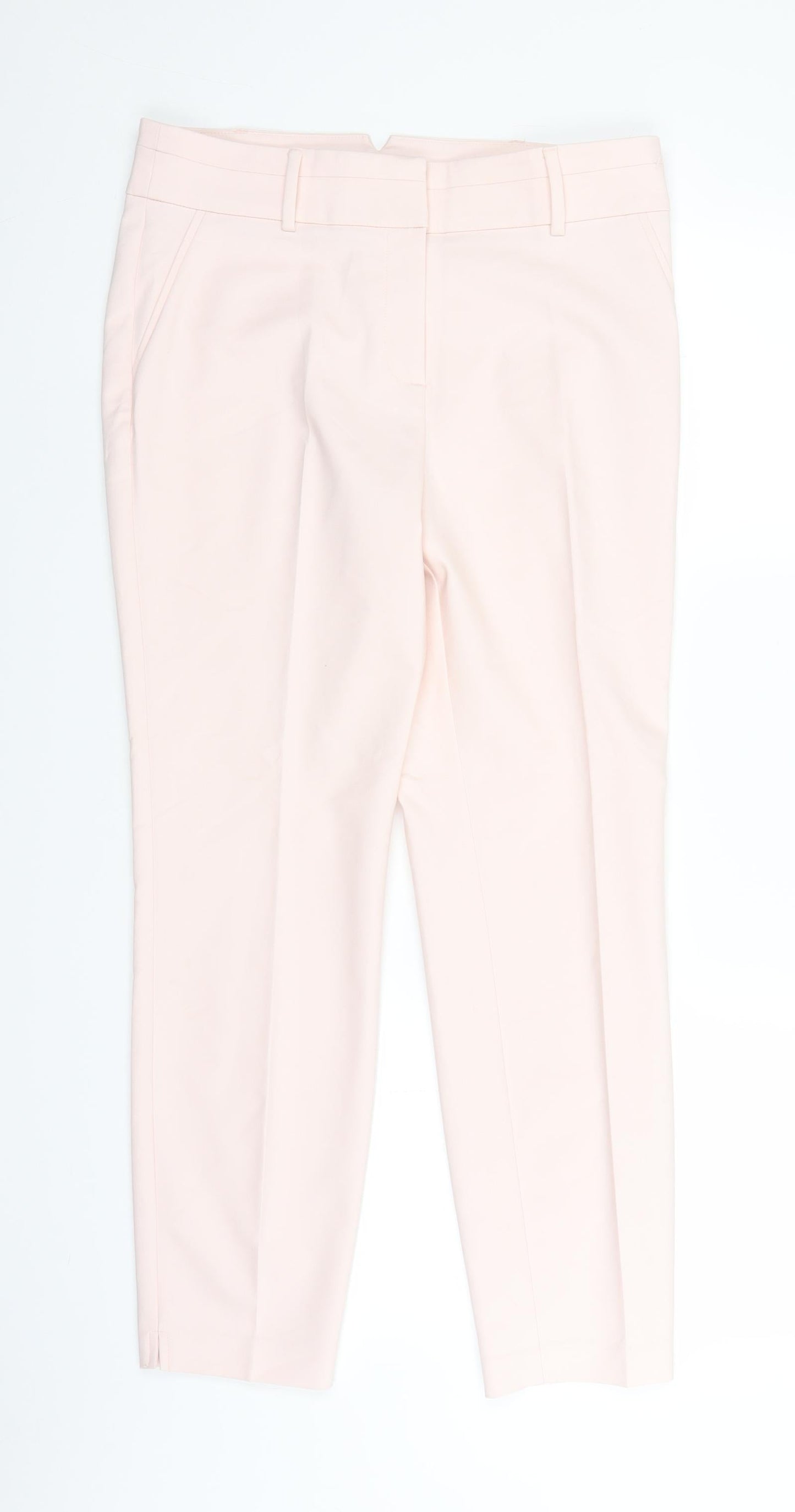 Womens UK Size 12 Papaya Regular Fit  Pink Trousers