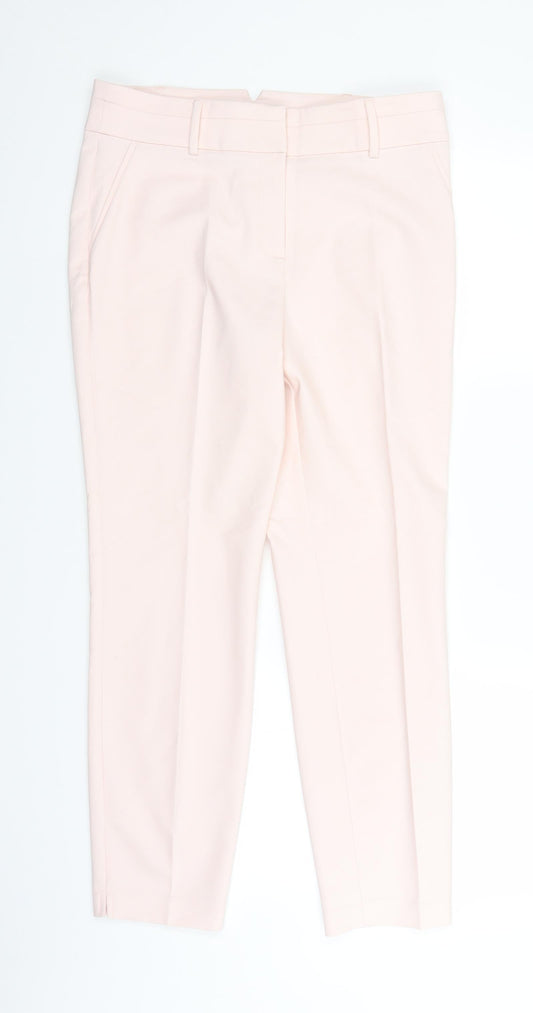 Womens UK Size 12 Papaya Regular Fit  Pink Trousers