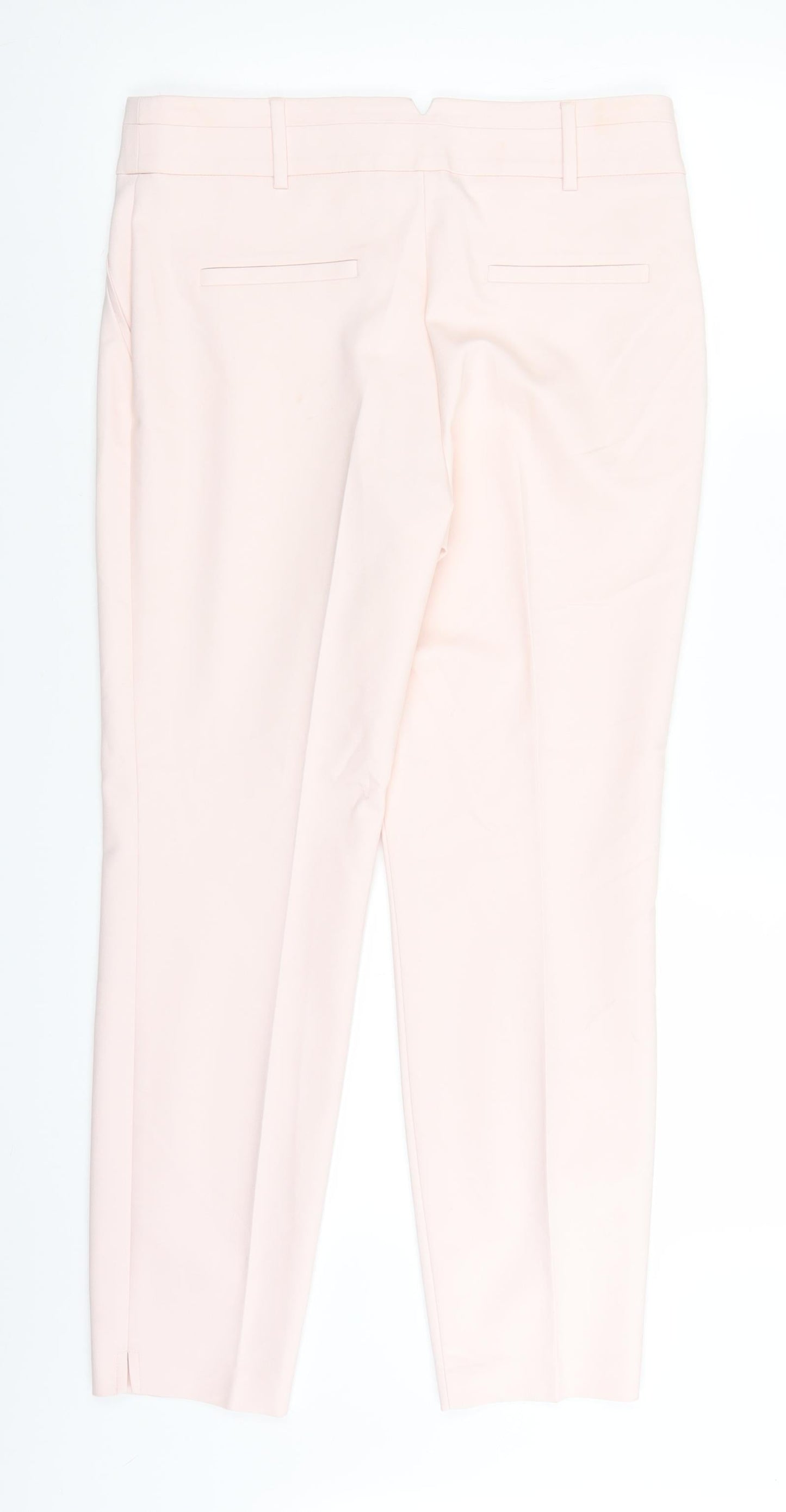 Womens UK Size 12 Papaya Regular Fit  Pink Trousers