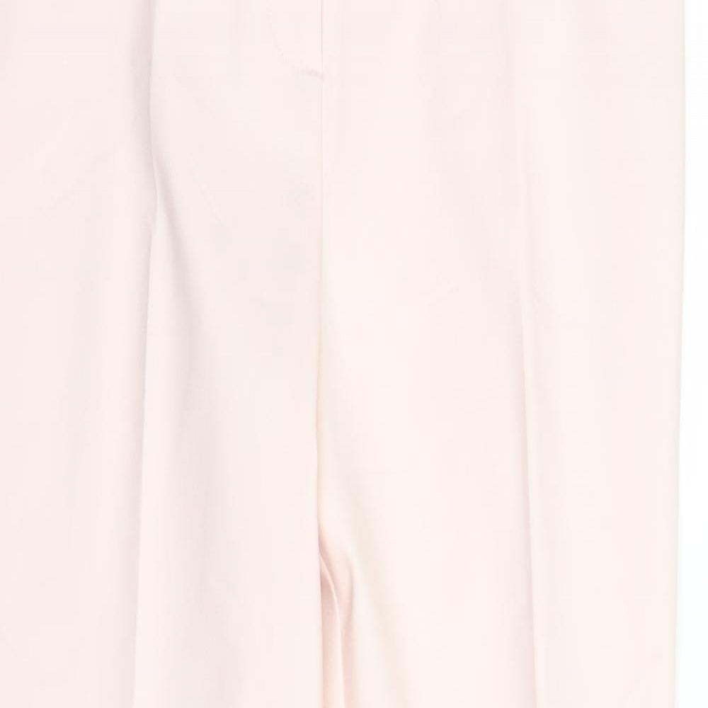 Womens UK Size 12 Papaya Regular Fit  Pink Trousers