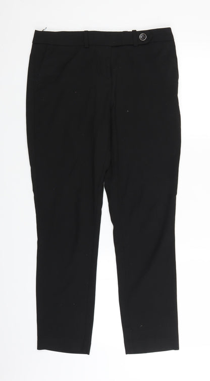 Womens UK Size 8 NEXT Regular Fit  Black Trousers